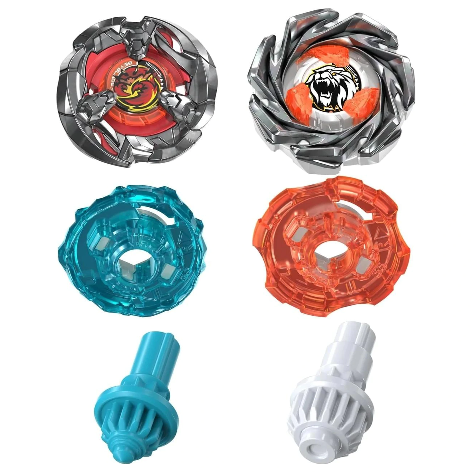 Beyblade X Clamp Crab 9-65S & Crest Leon 4-55A product photo