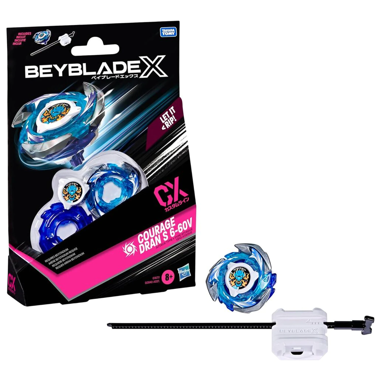 Beyblade X Courage Dran S 6-60V kit game product photo