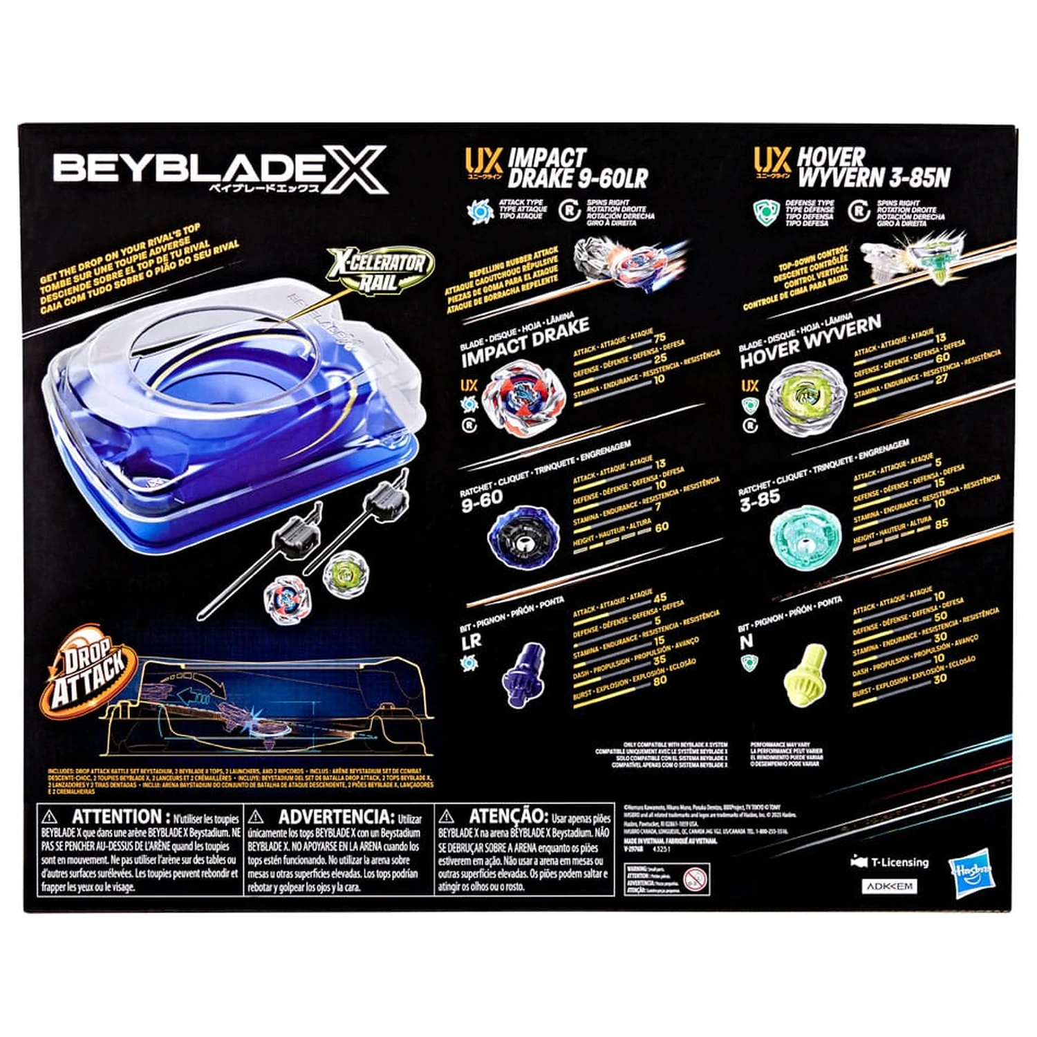 Beyblade X Drop Attack Battle Set product photo