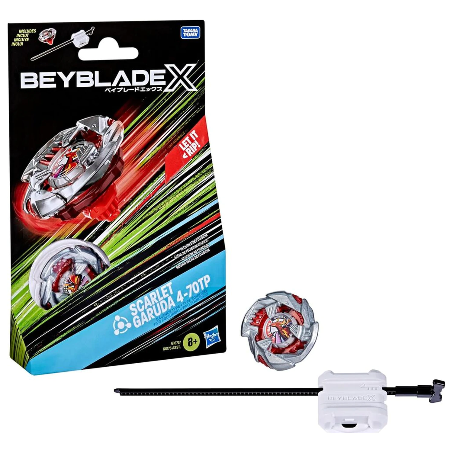 Beyblade X Scarlet Garuda 4-70TP kit game product photo