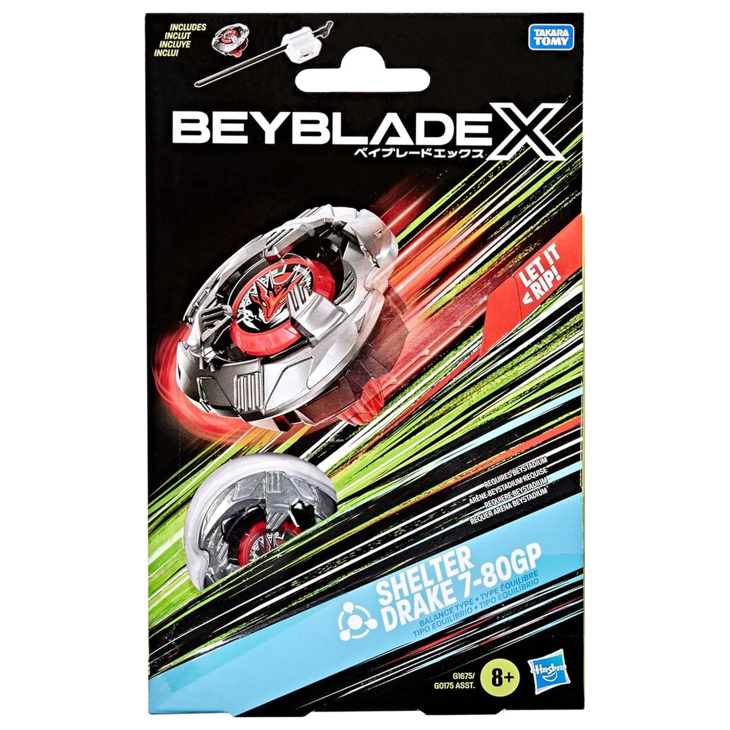 Beyblade X Shelter Drake 7-80GP kit game product photo