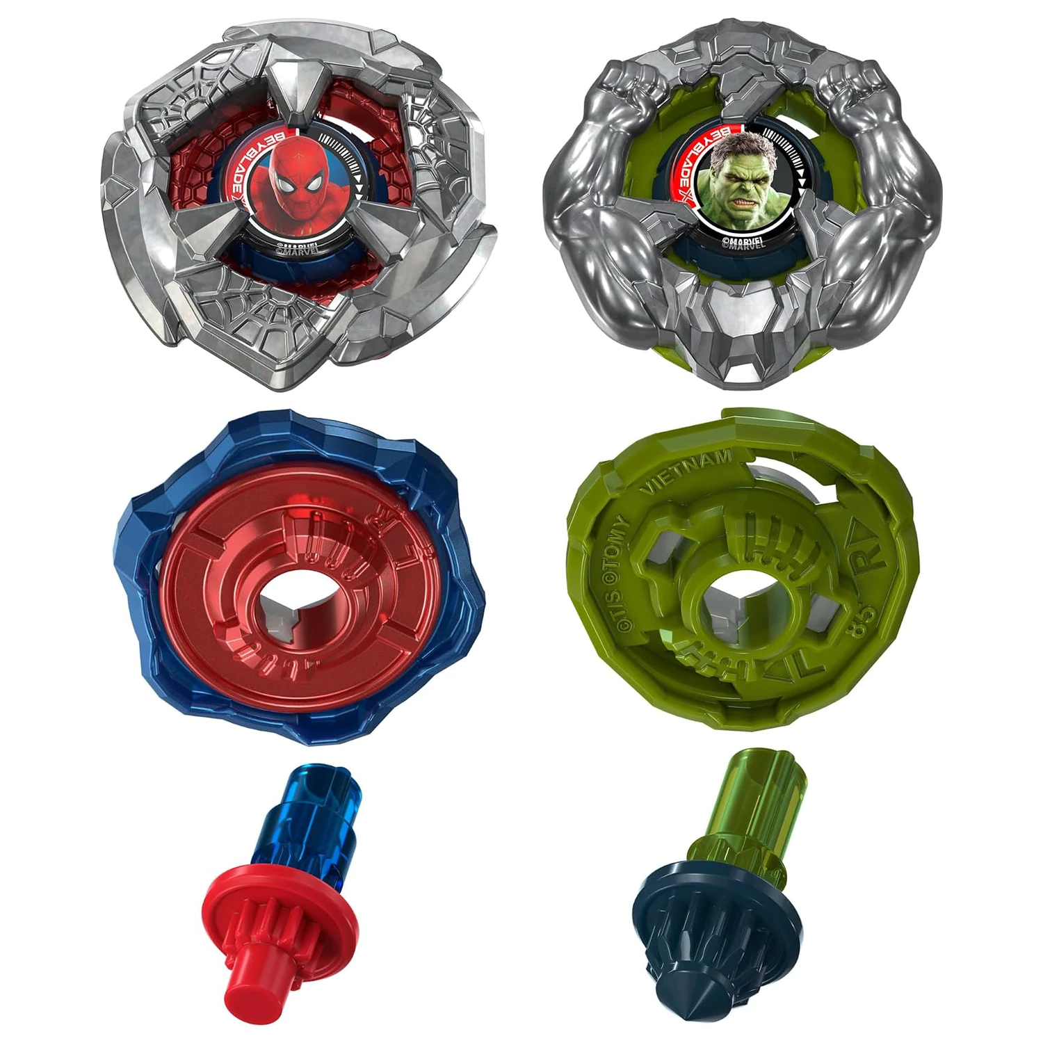 Beyblade X Spider-Man 6-60R & Hulk 3-85N product photo