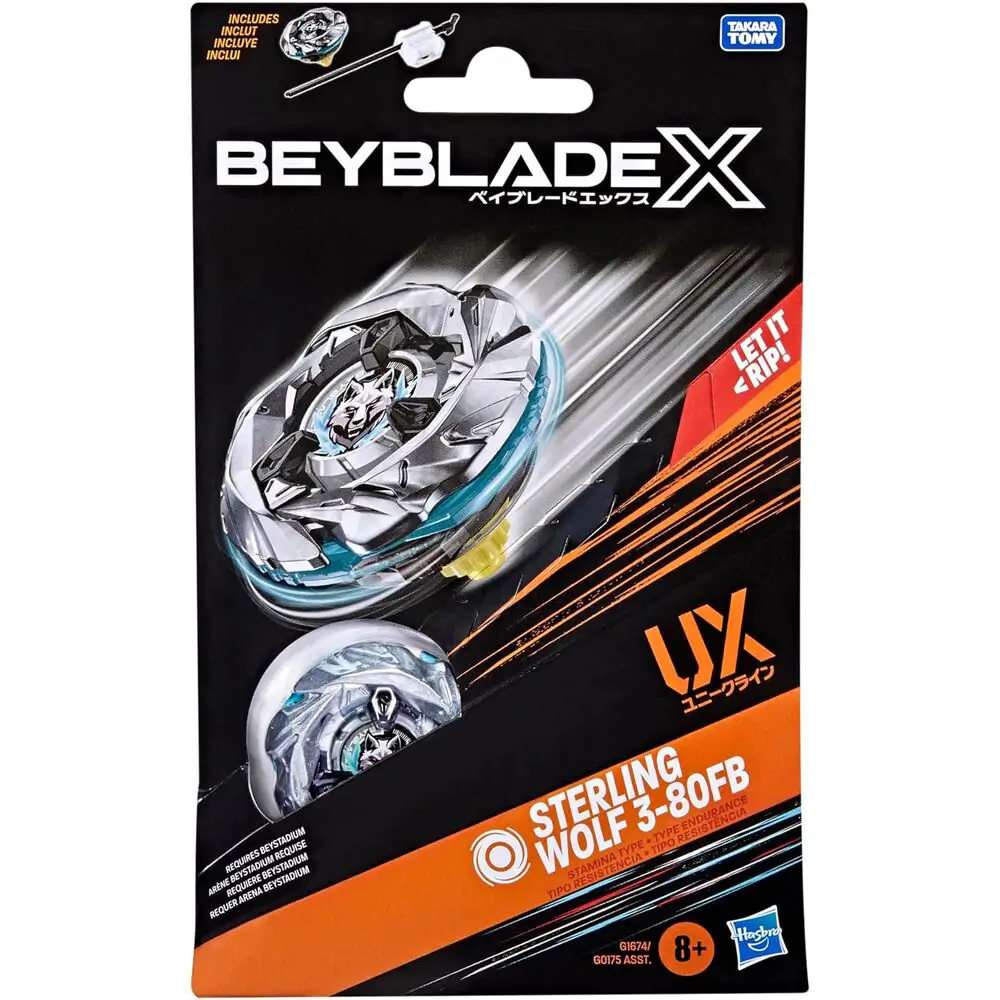 Beyblade X Sterling Wolf 3-80FB UX Starter kit game product photo