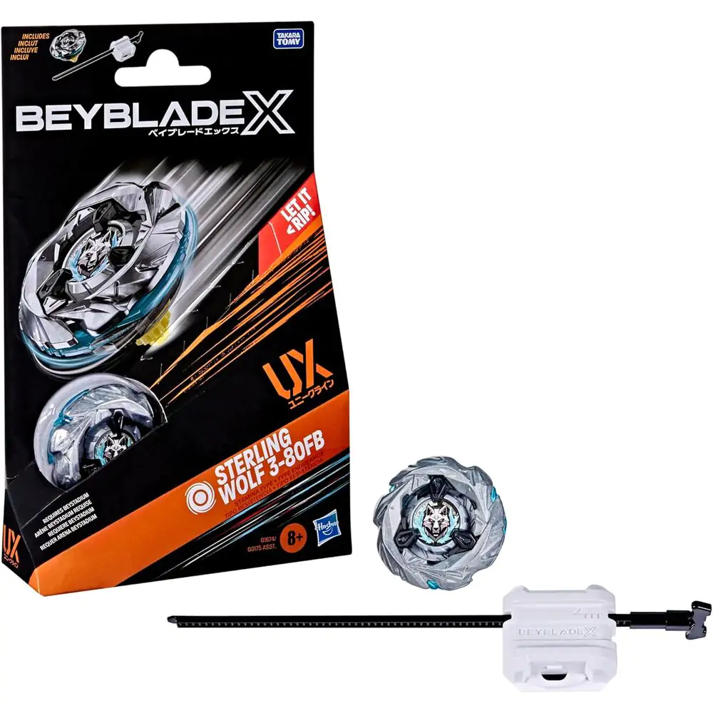 Beyblade X Sterling Wolf 3-80FB UX Starter kit game product photo