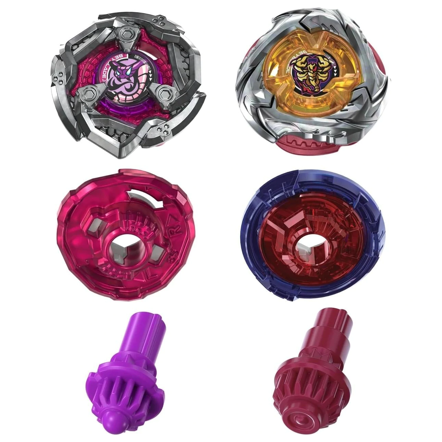 Beyblade X Tail Viper 3-85LO & Spear Scorpio 0-70Z product photo