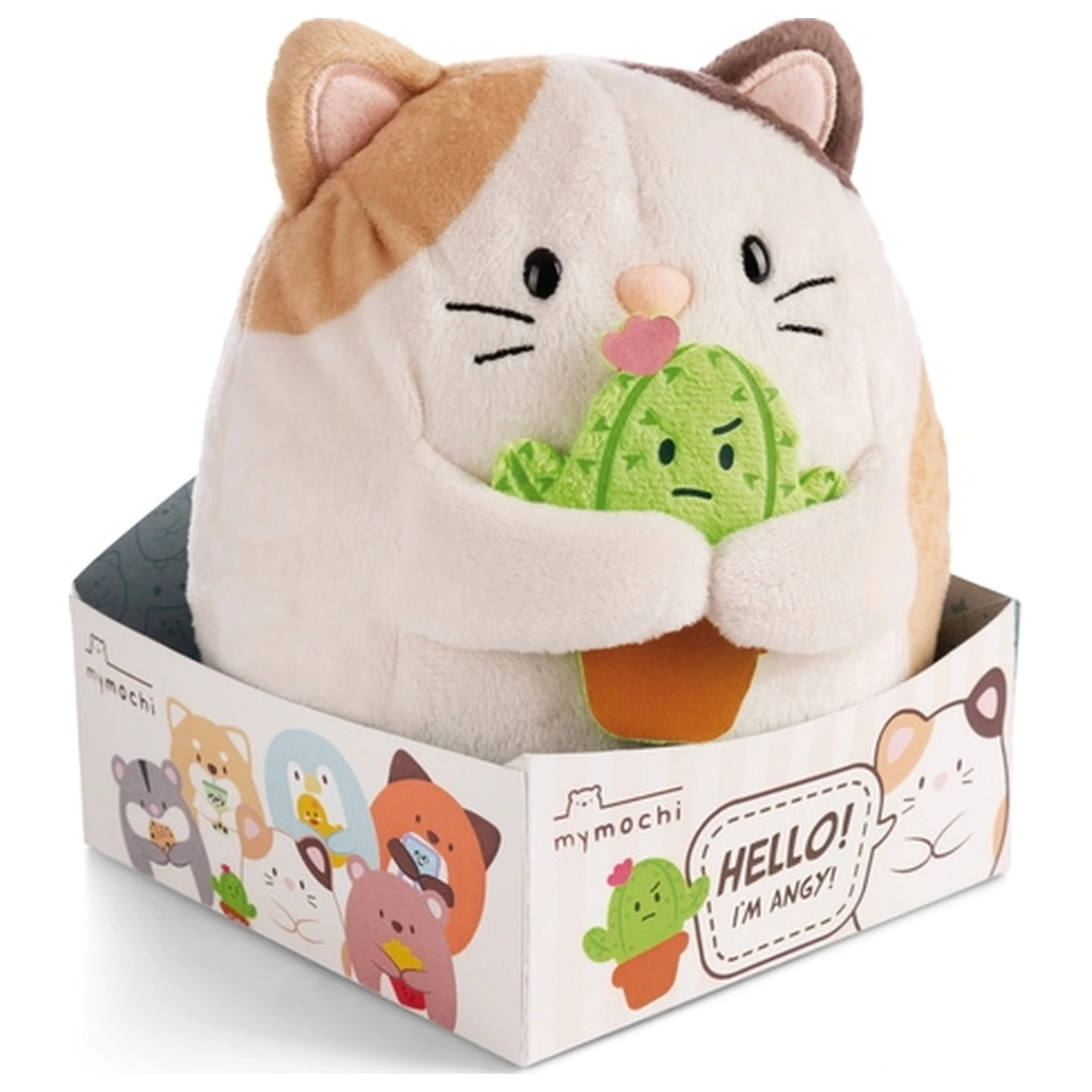BIG FRIENDS Cat Angy with Cactus Plush 27cm product photo