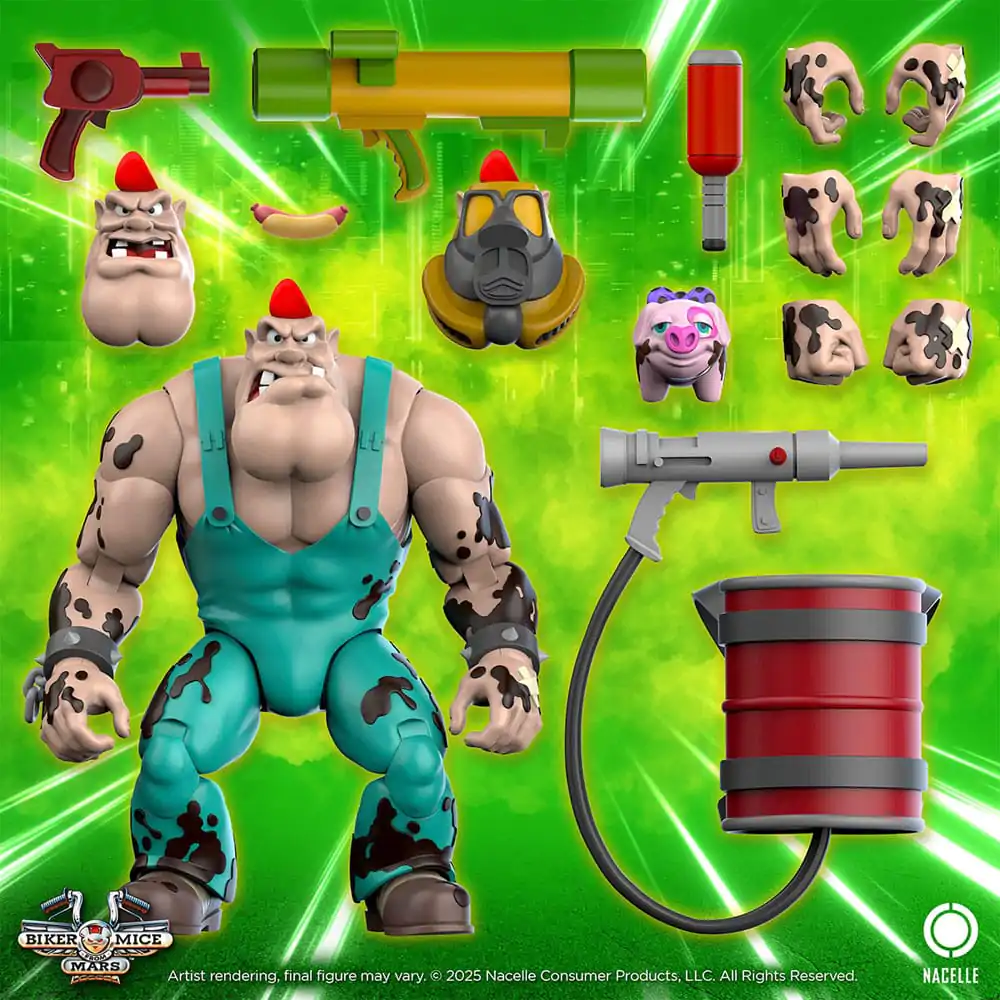 Biker Mice From Mars Action Figure Greasepit 23 cm product photo
