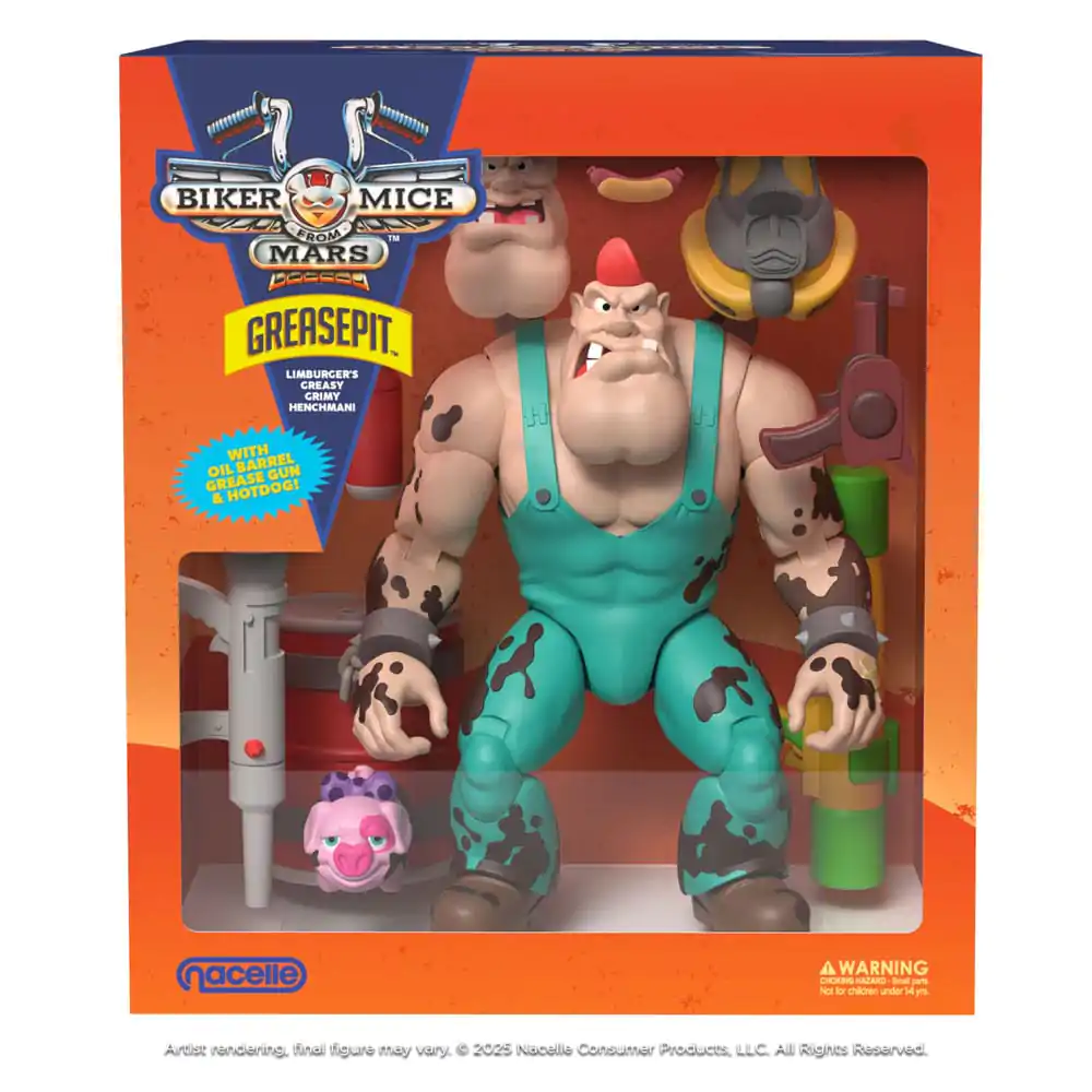 Biker Mice From Mars Action Figure Greasepit 23 cm product photo