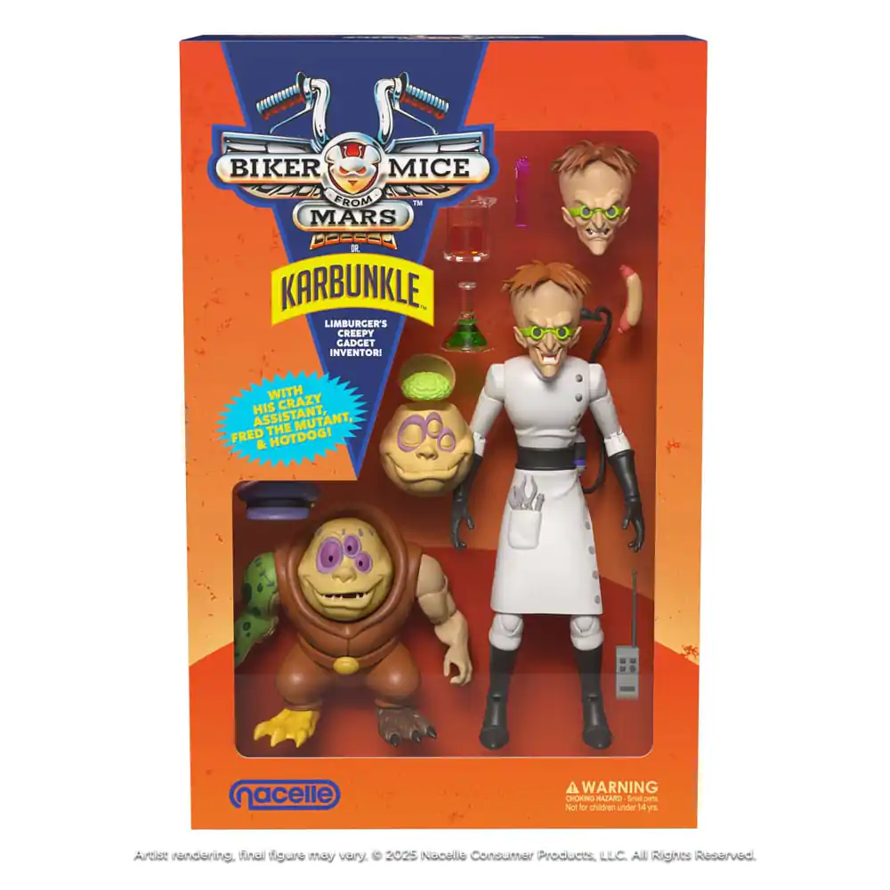 Biker Mice From Mars Action Figure Karbunkle & Fred The Mutant 23 cm product photo