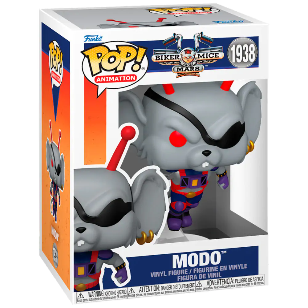 Biker Mice From Mars Pop! Animation Vinyl Figure Modo 9 cm product photo