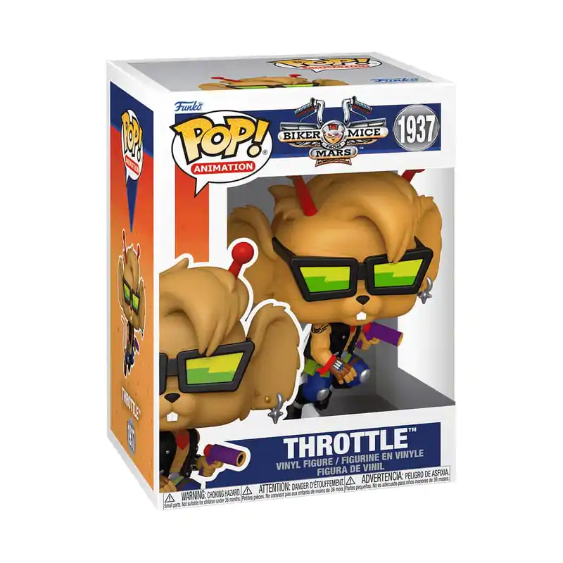 Biker Mice From Mars Pop! Animation Vinyl Figure Throttle 9 cm product photo