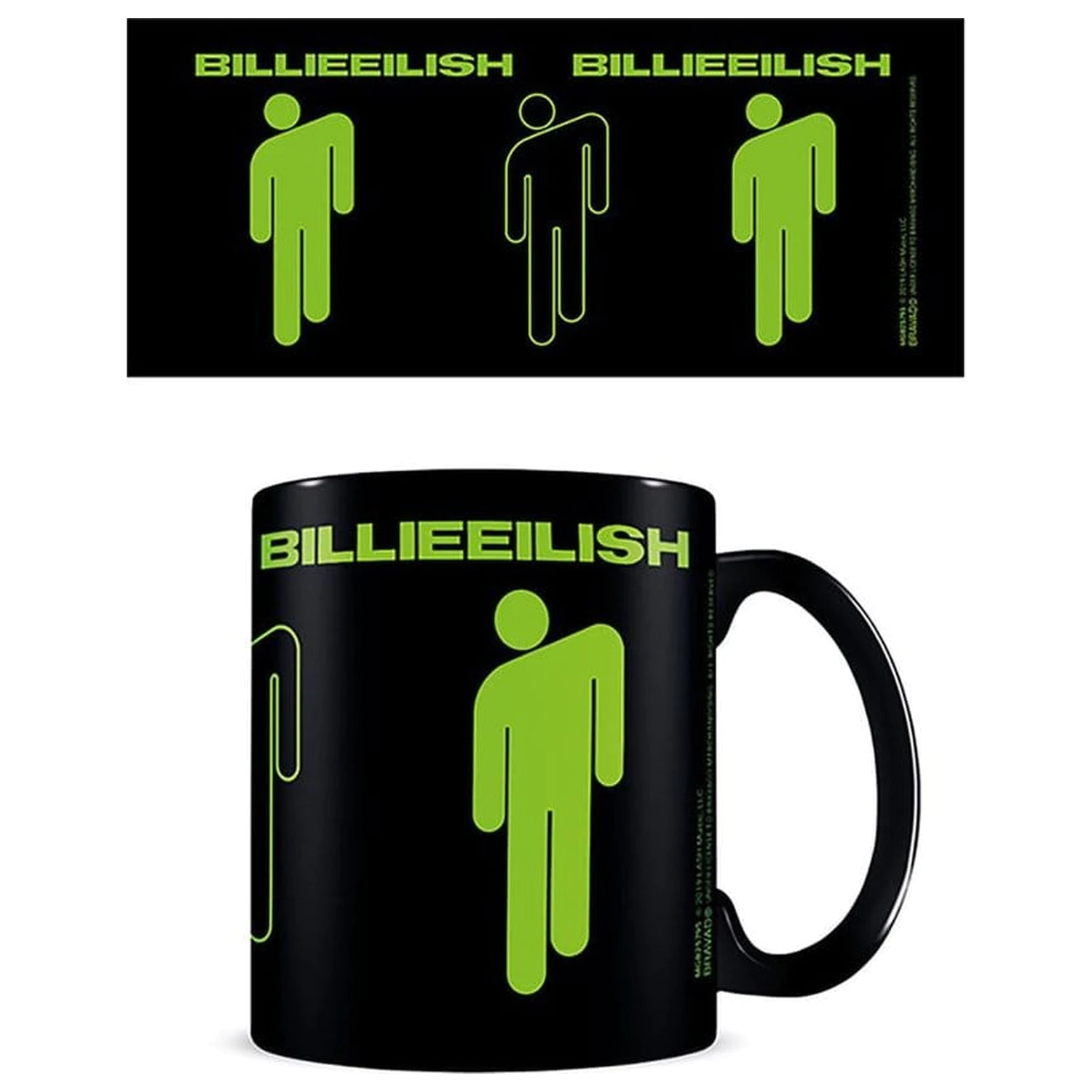 Billie Eilish Mug Stickman Black product photo