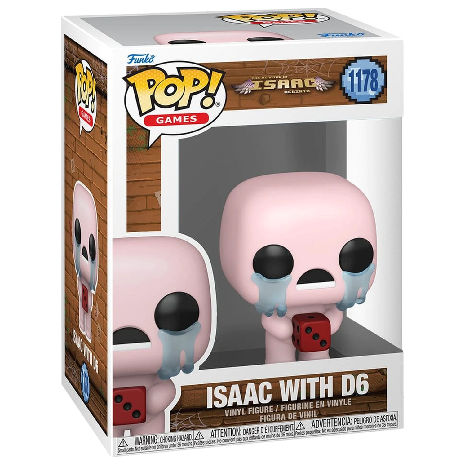 Binding of Isaac Funko POP! Games Vinyl Figure Isaac w/dice 9 cm product photo