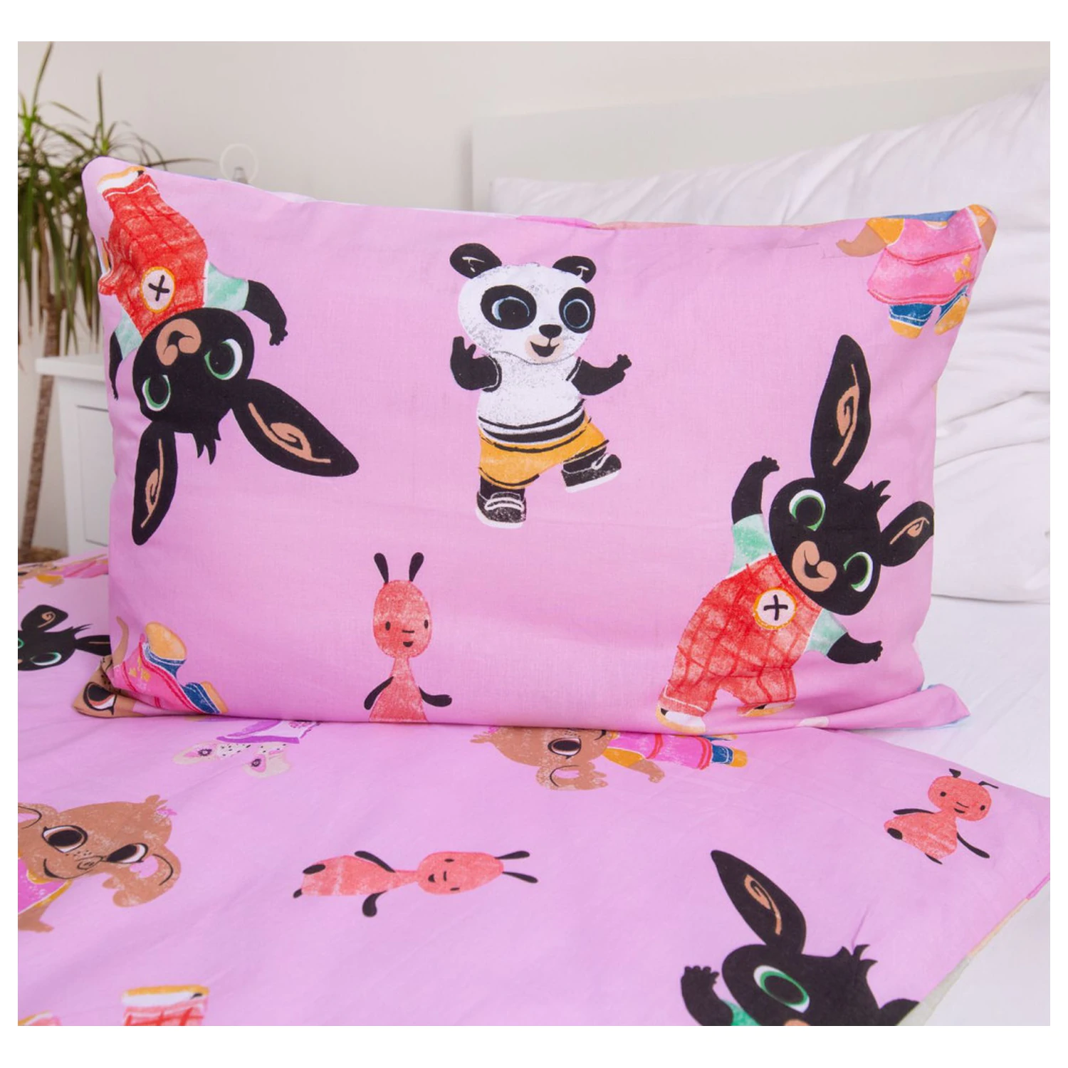 Bing It's a Thing Kids', Preschool Duvet Cover Set 100x135cm, 40x60 cm product photo