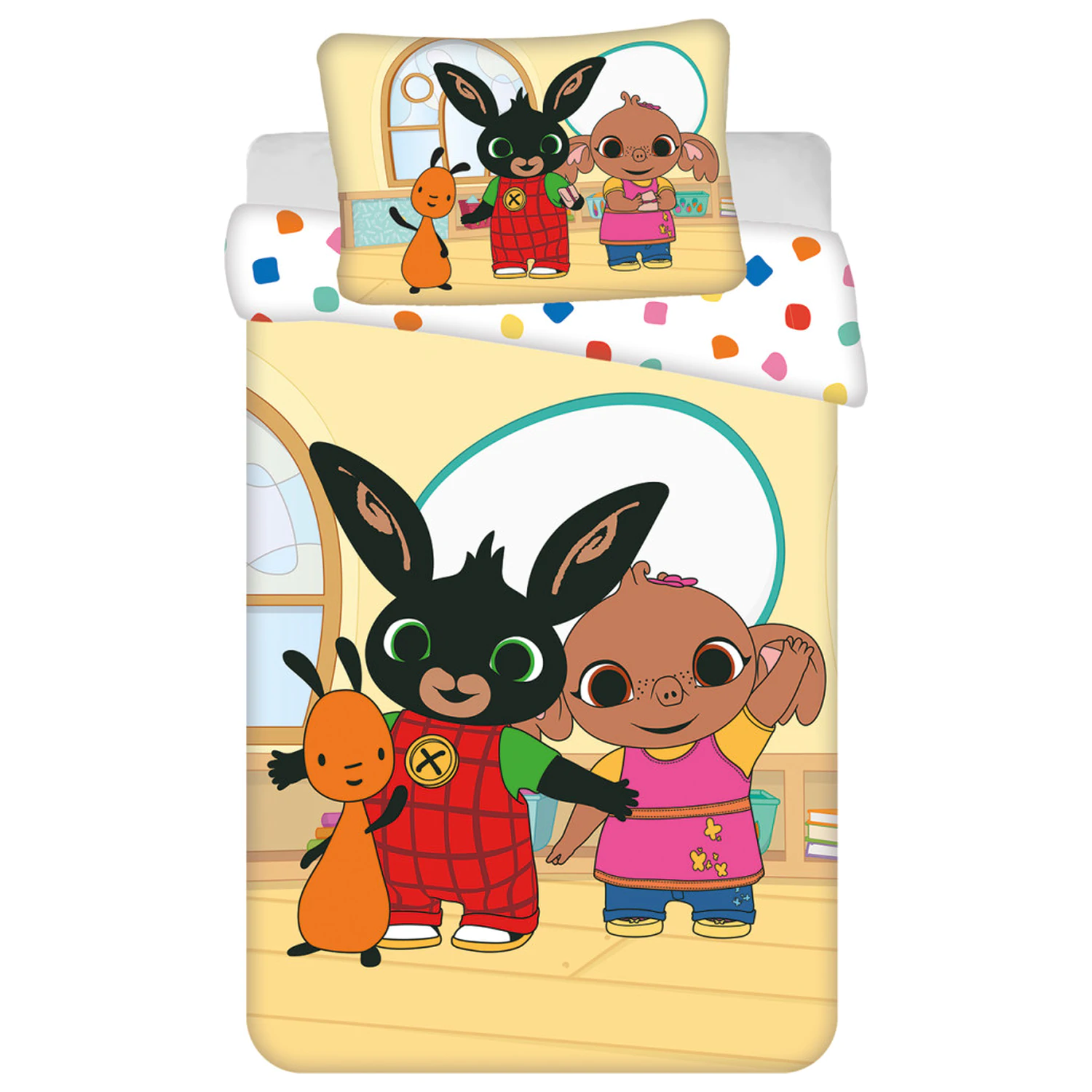 Bing Playroom Kids, Preschool Duvet Cover product photo