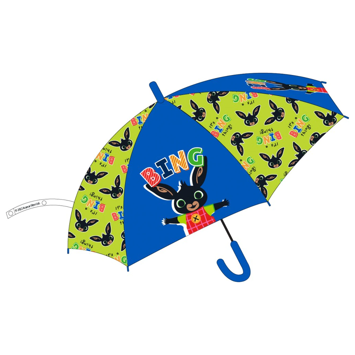 Bing Thing Green semi-automatic children's umbrella Ø74 cm product photo