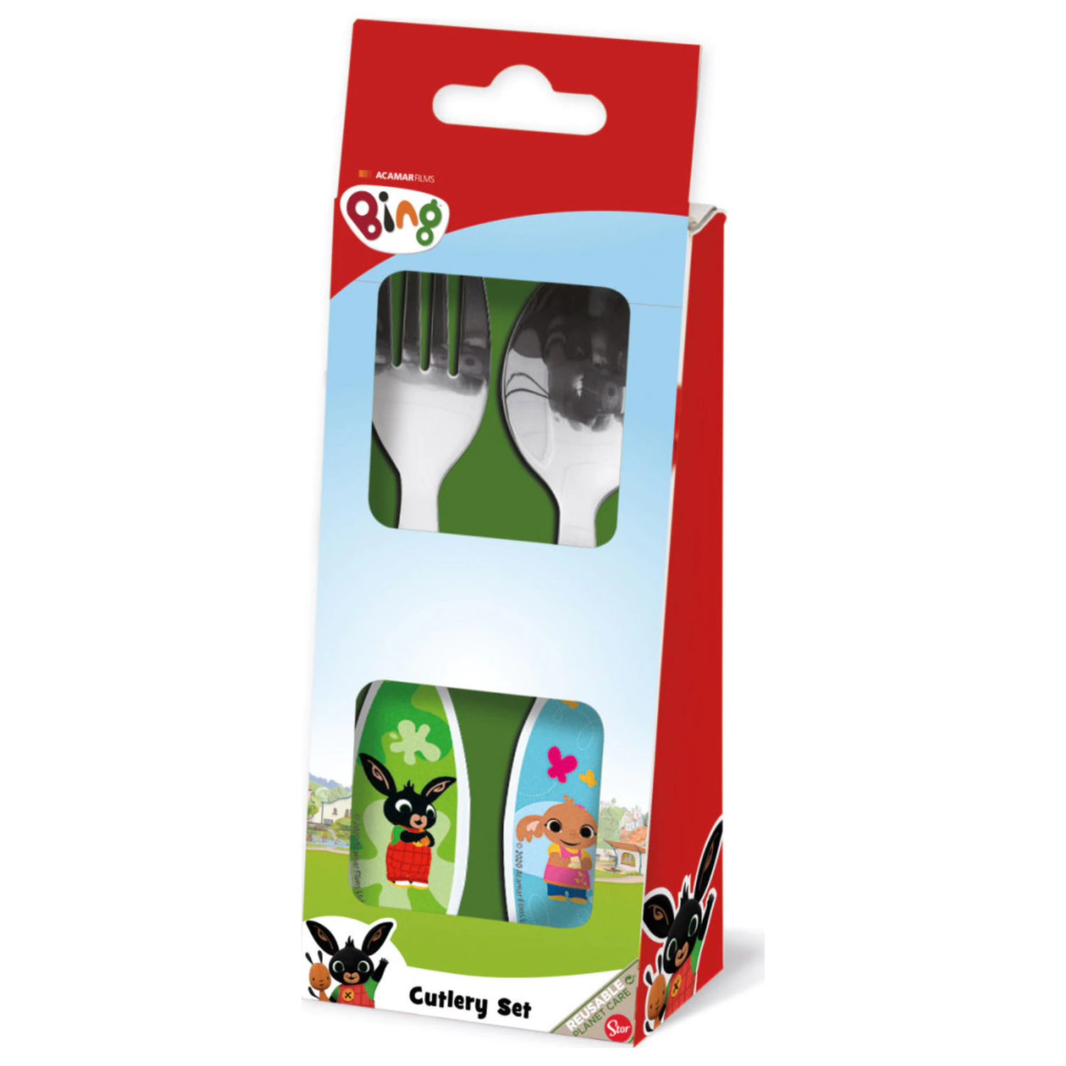 Bing Waving Metal Cutlery Set - 2 Pieces product photo