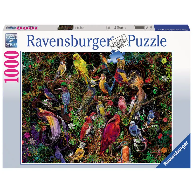 Birds of art puzzle 1000pcs product photo