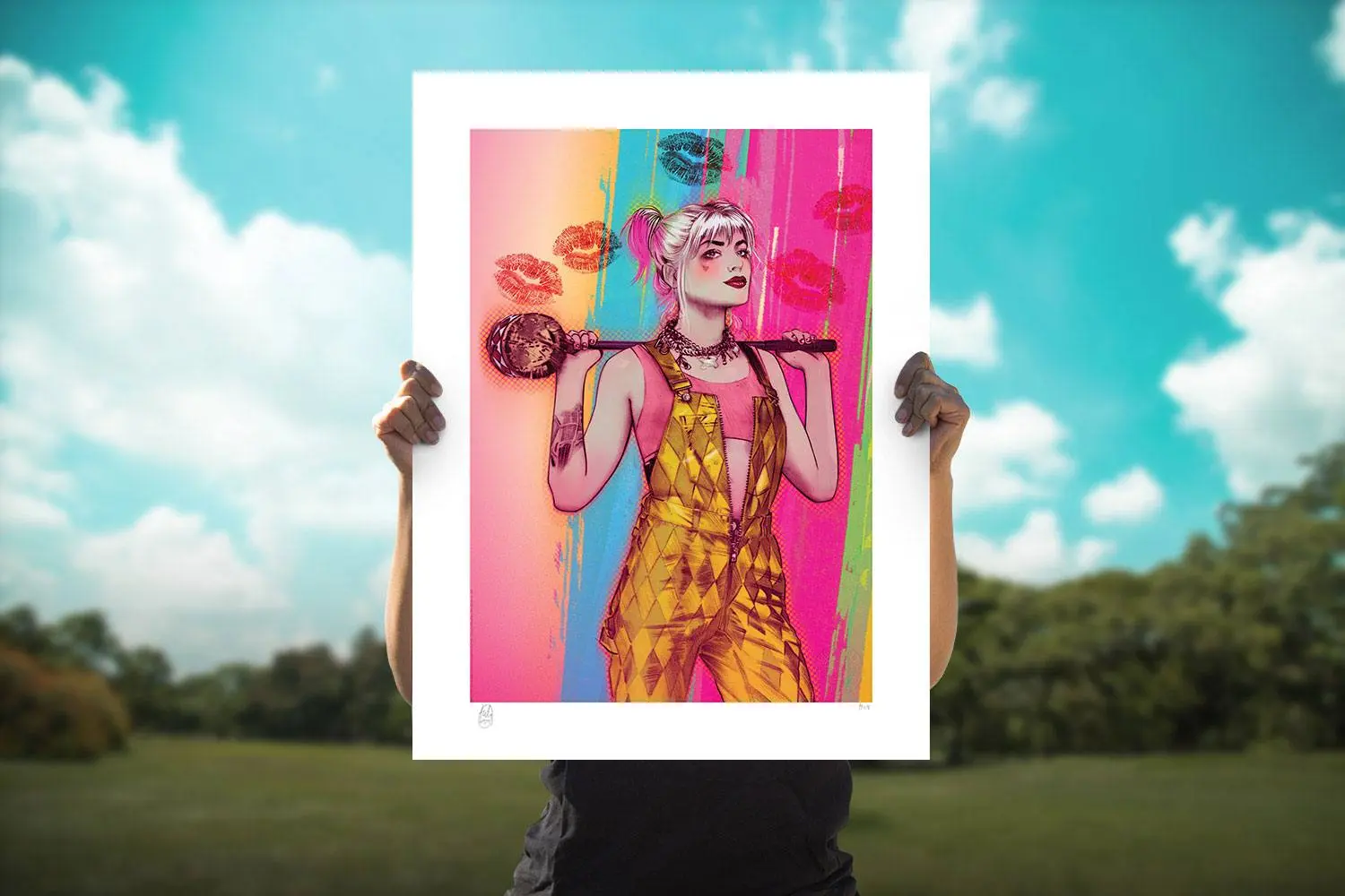 Birds of Prey Art Print Harley Quinn 46 x 61 cm - unframed product photo