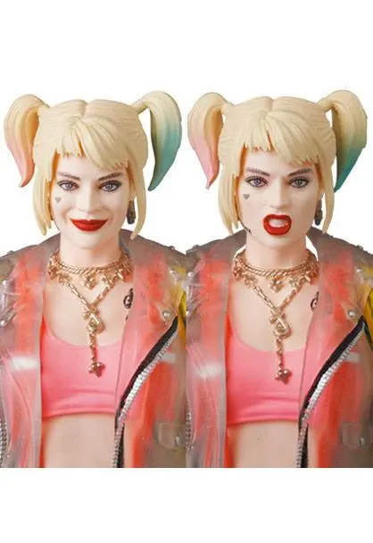 Birds Of Prey MAF EX Action Figure Harley Quinn Caution Tape Jacket Ver. 15 cm product photo