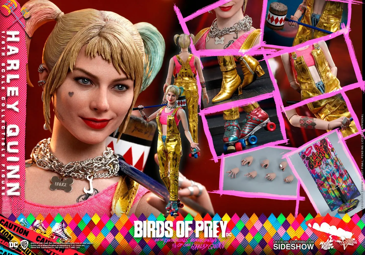 Birds of Prey Movie Masterpiece Action Figure 1/6 Harley Quinn 29 cm product photo