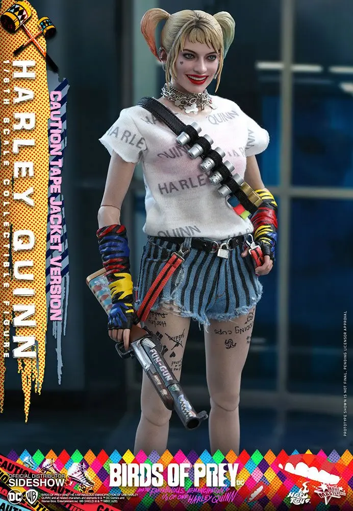 Birds of Prey Movie Masterpiece Action Figure 1/6 Harley Quinn (Caution Tape Jacket Version) 29 cm product photo