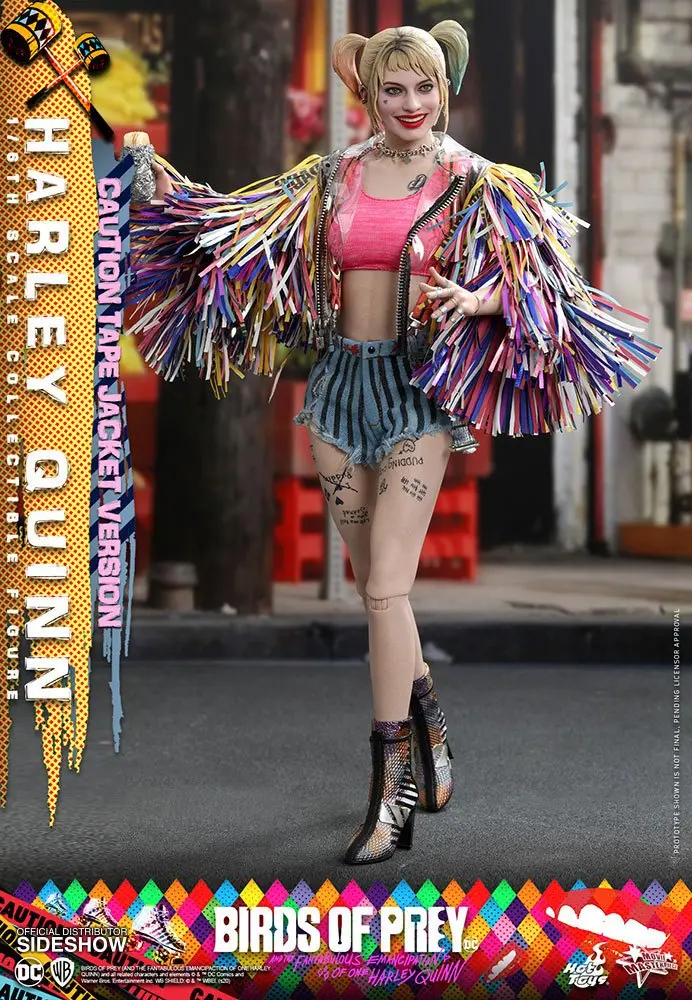 Birds of Prey Movie Masterpiece Action Figure 1/6 Harley Quinn (Caution Tape Jacket Version) 29 cm product photo