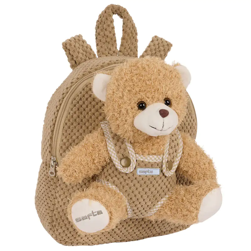 Biscuit backpack with Bear plush toy 27cm product photo