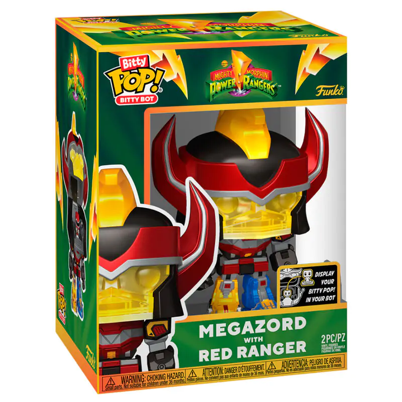 Bitty Bots figure Mighty Morphin Power Rangers Megazord with Red Ranger termékfotó