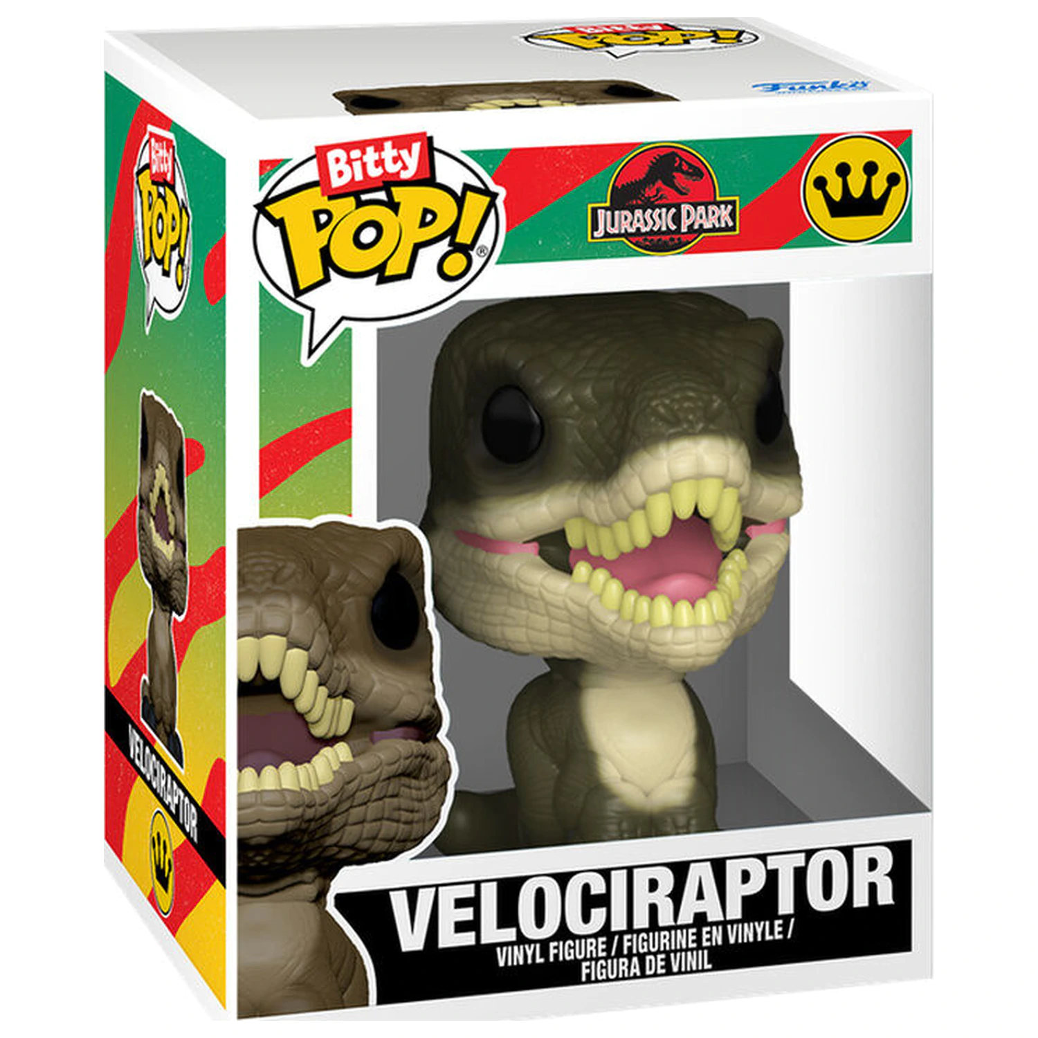Bitty Funko POP pack 2 figures  Jurassic Park Velociraptor & Brachiosaurus product photo