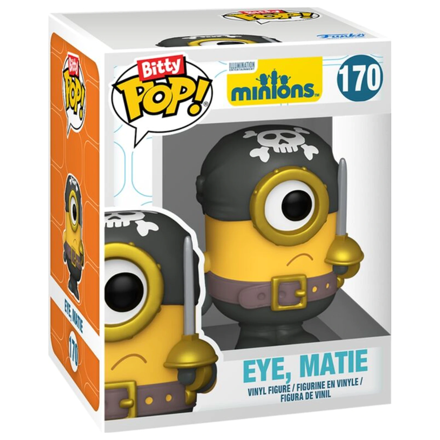 Bitty Funko POP pack 2 figures Minions Kevin & Eye product photo