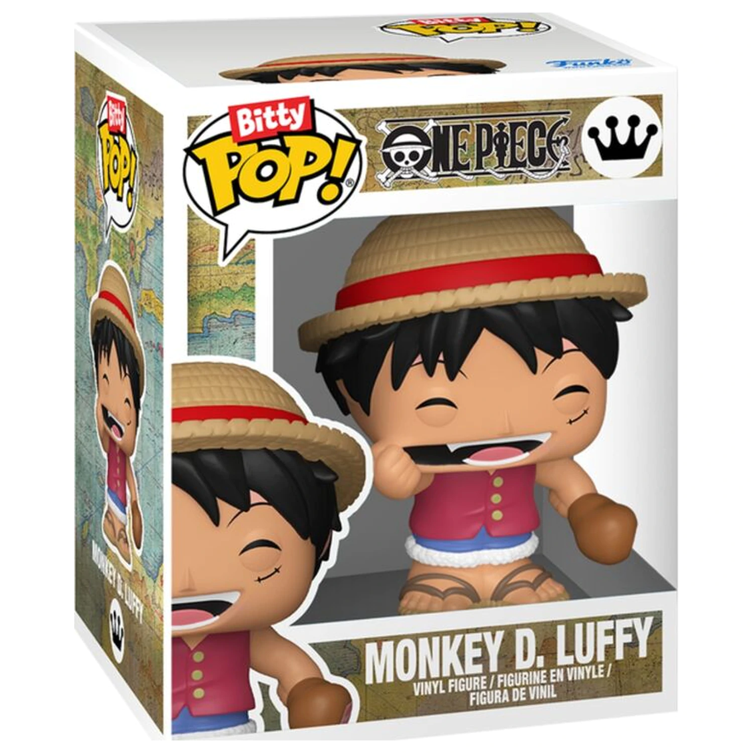 Bitty Funko POP pack 2 figures One Piece Luffy & Nami product photo