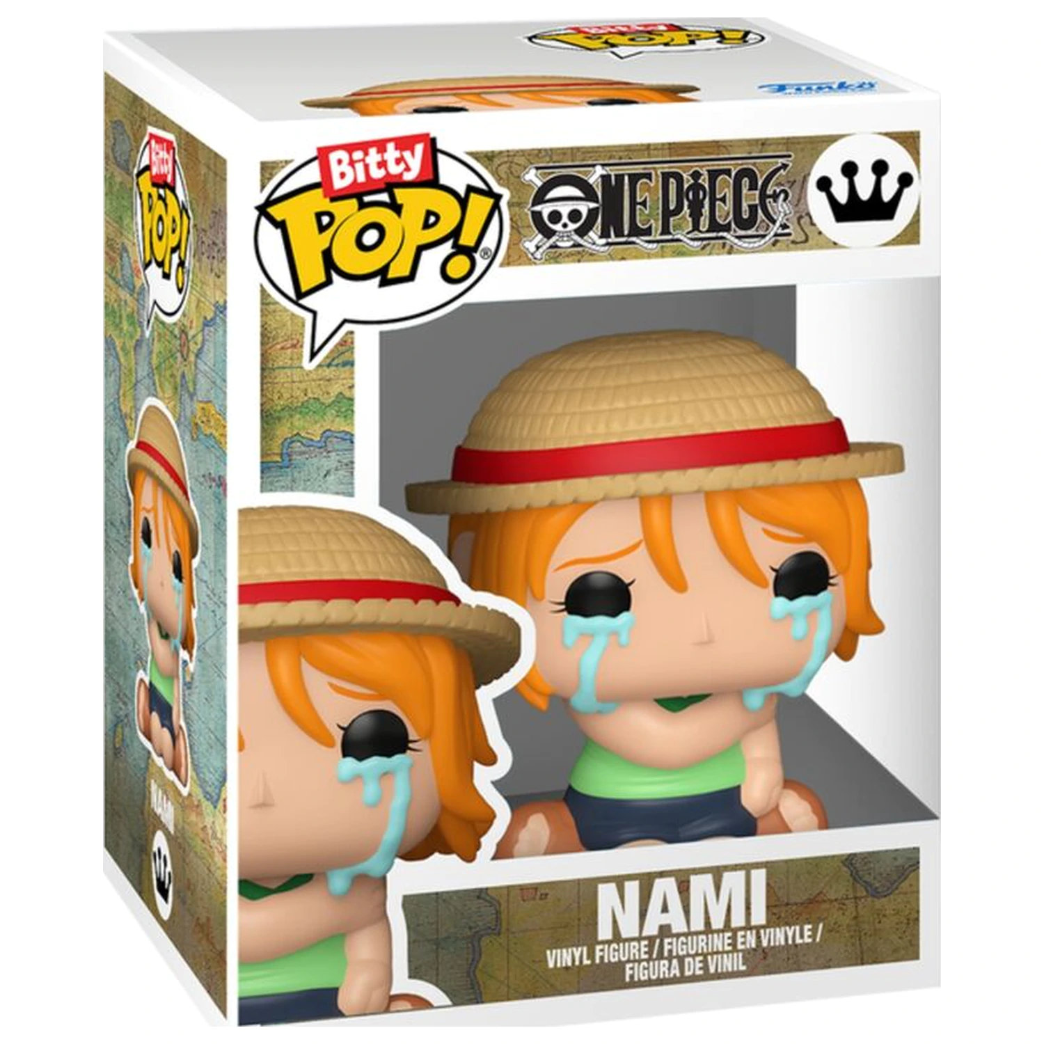 Bitty Funko POP pack 2 figures One Piece Luffy & Nami product photo