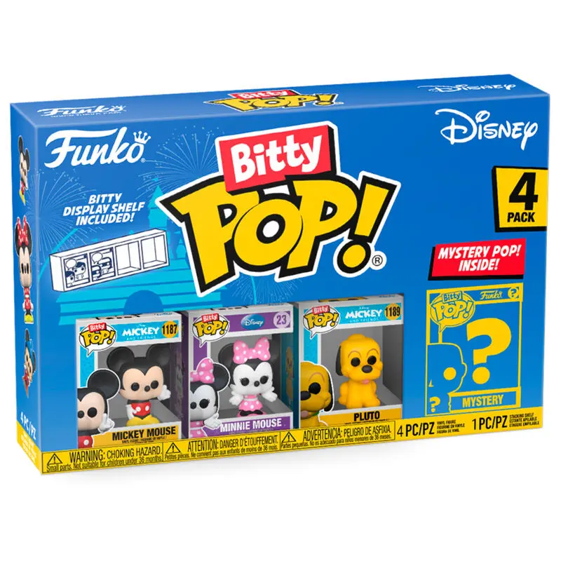 Disney Bitty POP! Vinyl Figure 4-Pack Mickey 2,5 cm product photo