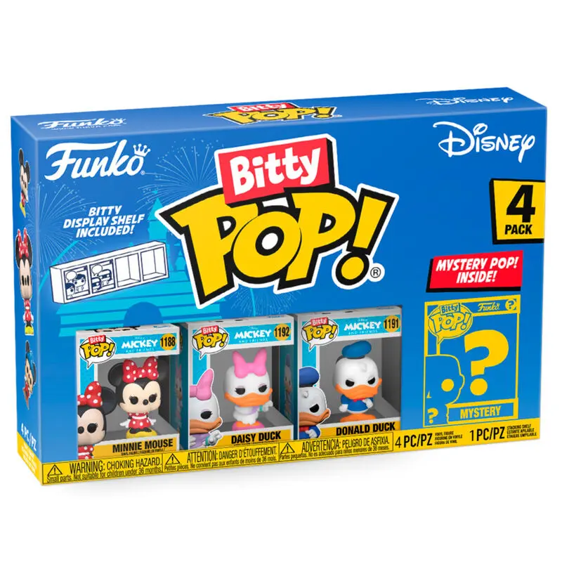 Disney Bitty POP! Vinyl Figure 4-Pack Minnie 2,5 cm termékfotó