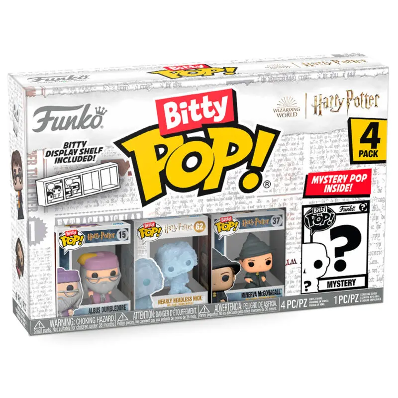 Harry Potter Bitty POP! Vinyl Figure 4-Pack Dumbledore 2,5 cm termékfotó