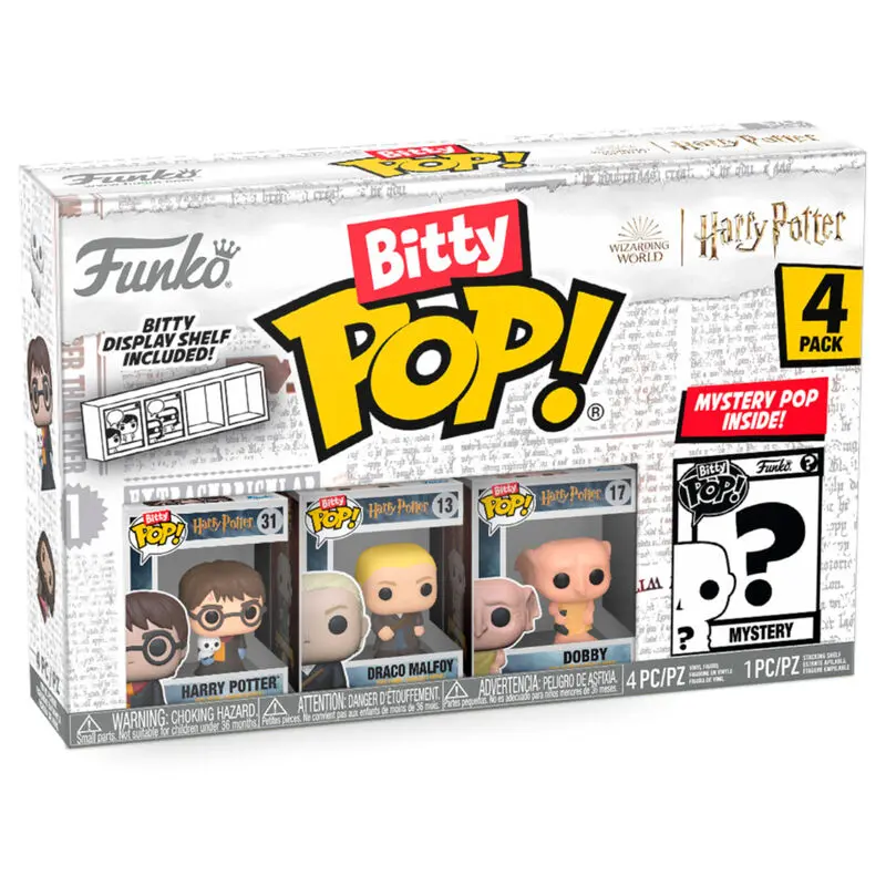 Harry Potter Bitty POP! Vinyl Figure 4-Pack Harry 2,5 cm termékfotó