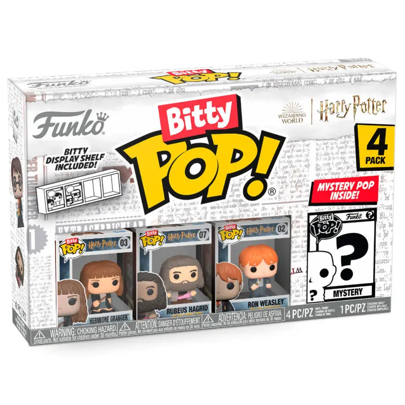 Harry Potter Bitty POP! Vinyl Figure 4-Pack Hermione 2,5 cm termékfotó