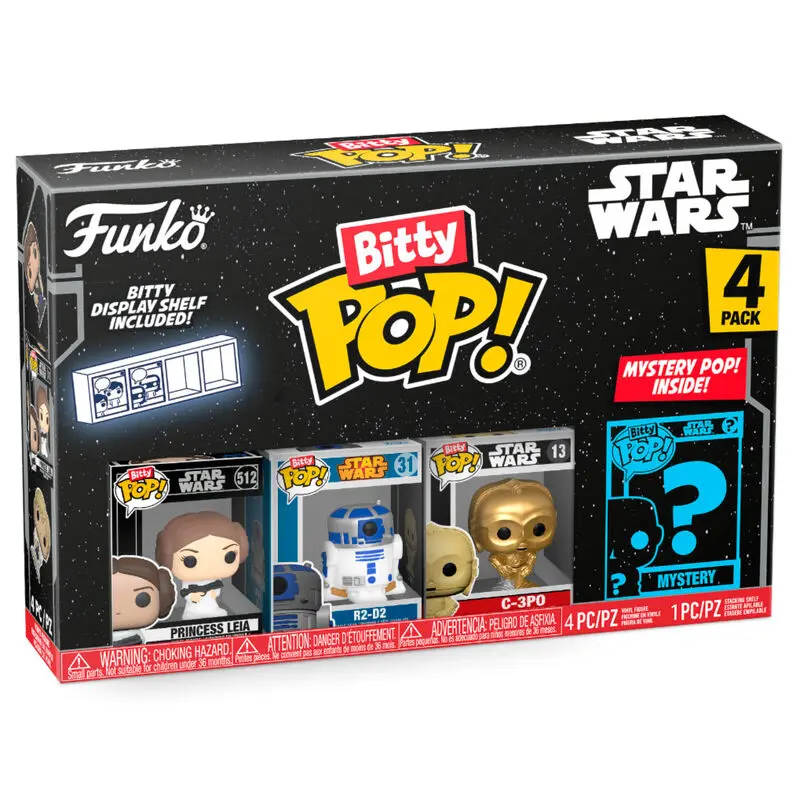 Star Wars Bitty POP! Vinyl Figure 4-Pack Leia 2,5 cm product photo