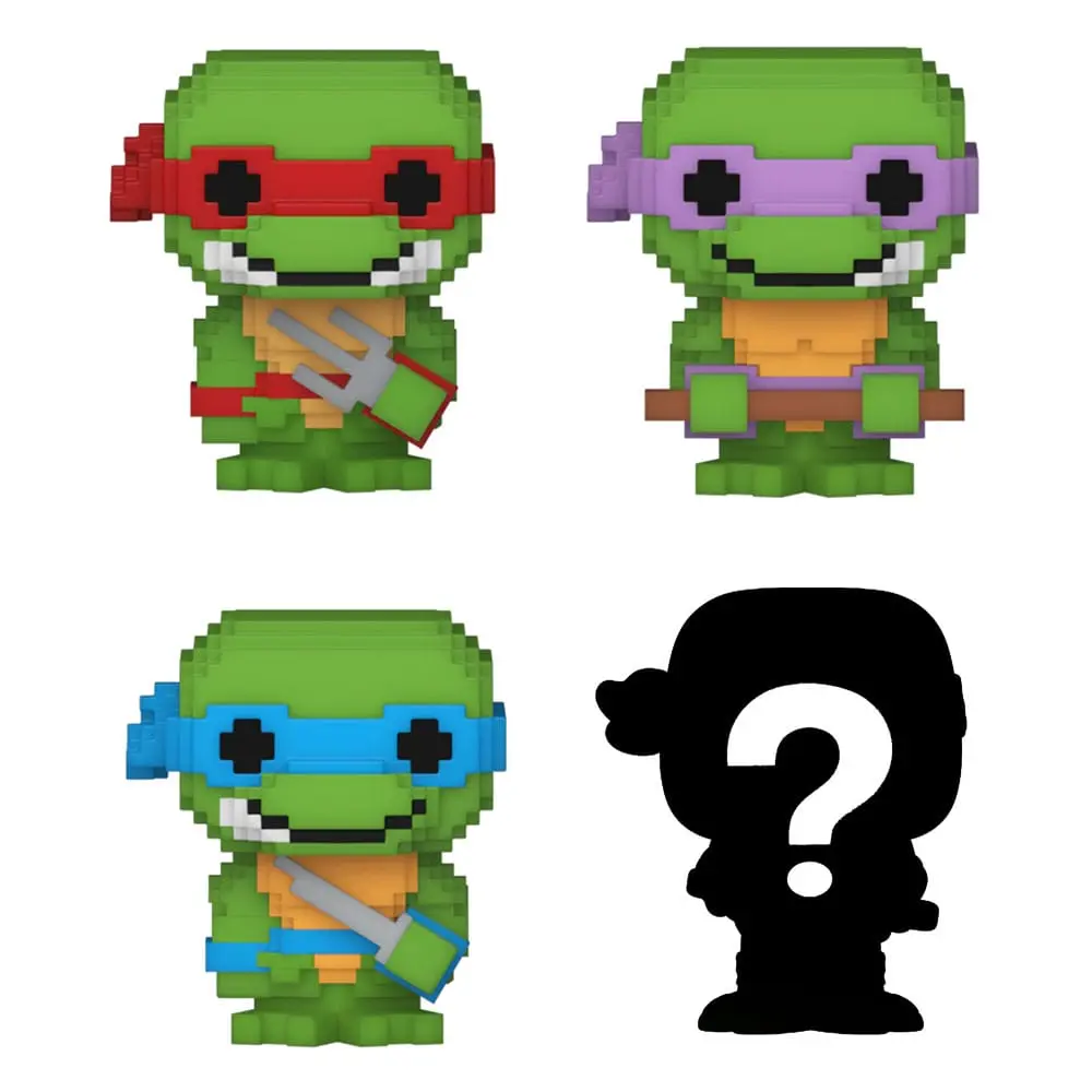 Teenage Mutant Ninja Turtles Bitty POP! Vinyl Figure 4-Pack 8-Bit 2,5 cm termékfotó