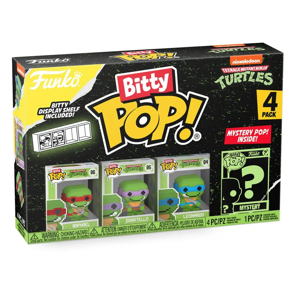 Teenage Mutant Ninja Turtles Bitty POP! Vinyl Figure 4-Pack 8-Bit 2,5 cm product photo