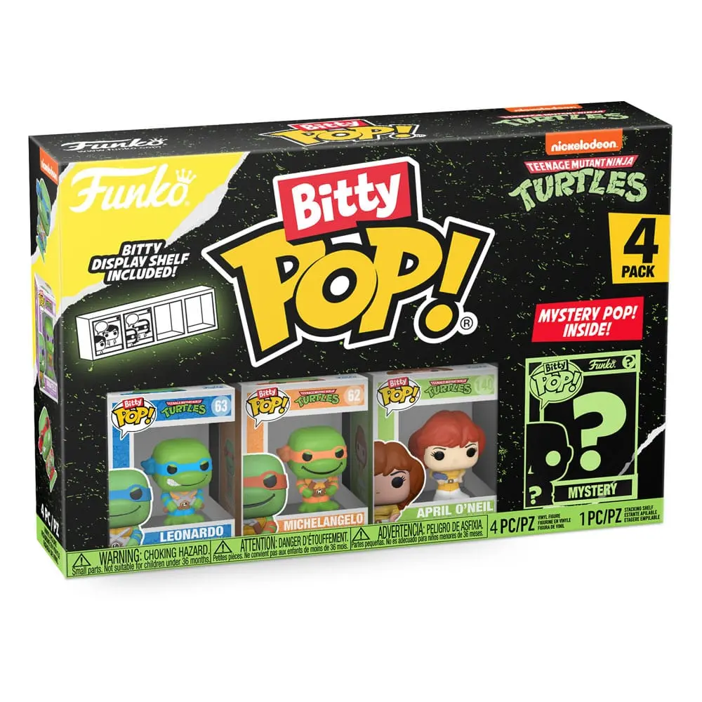 Teenage Mutant Ninja Turtles Bitty POP! Vinyl Figure 4-Pack Leonardo 2,5 cm termékfotó