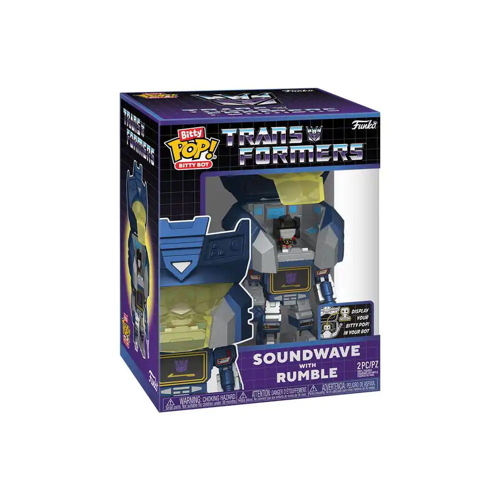 Bitty Funko POP! Bots Figure Pack TR- Soundwave 2,5 cm termékfotó