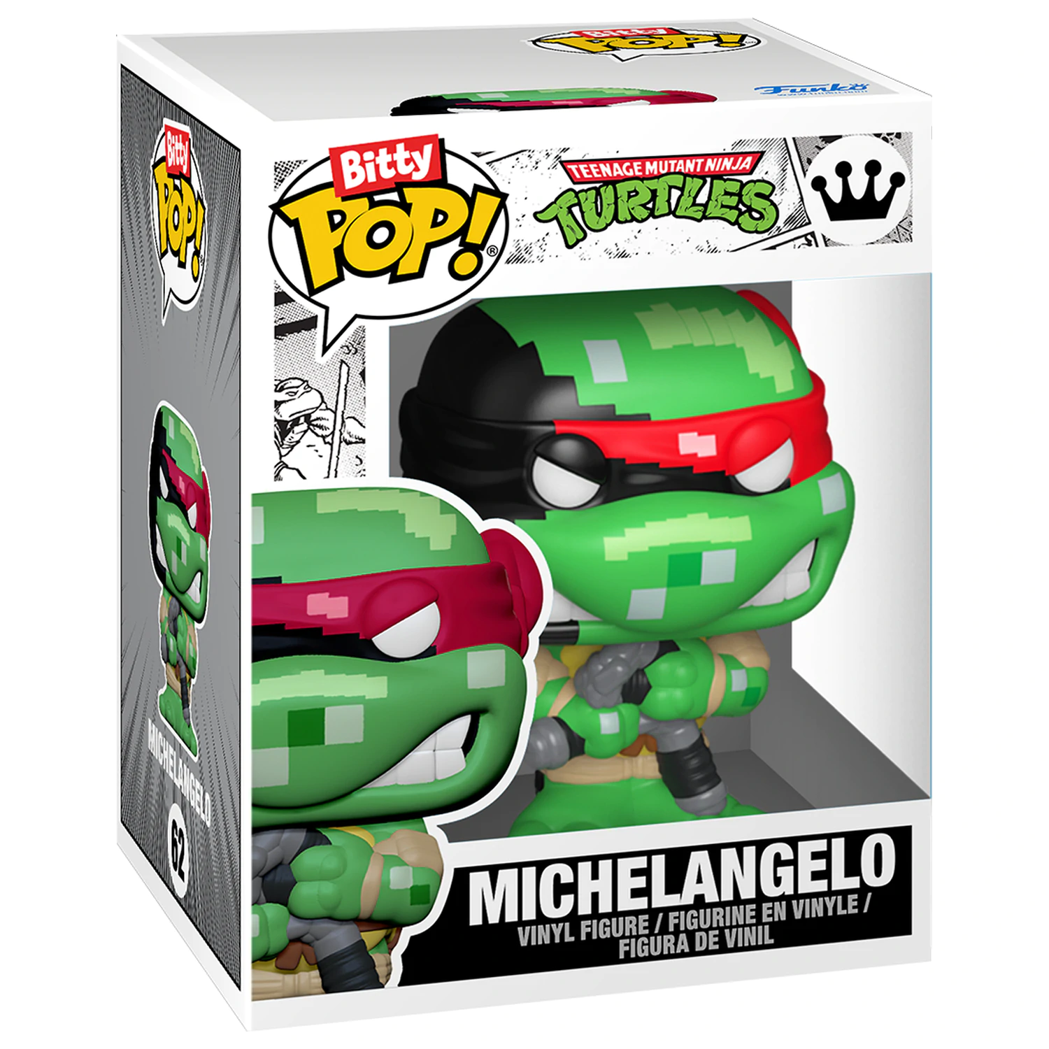 Bitty Funko POP figure Arcade Teenage Mutant Ninja Turtles product photo
