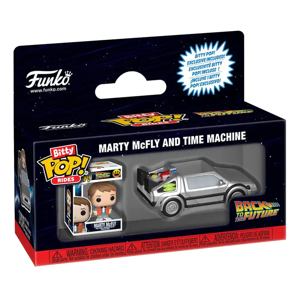 Bitty Funko POP figure Ride Back to the Future Time Machine product photo