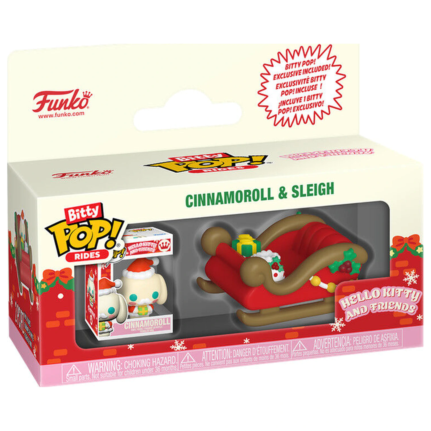 Bitty Funko POP figure Ride Cinnamoroll and Sleigh product photo