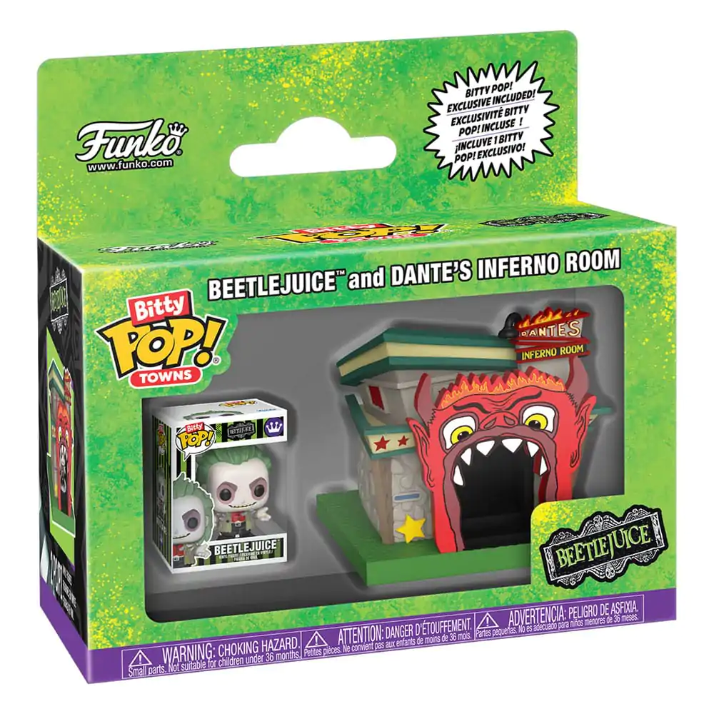 Bitty Funko POP figure Town Beetlejuice Dante's Inferno Room product photo