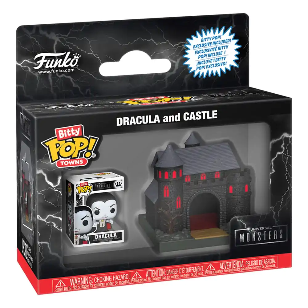 Bitty Funko POP figure Town Universal Monsters Dracula and Castle product photo