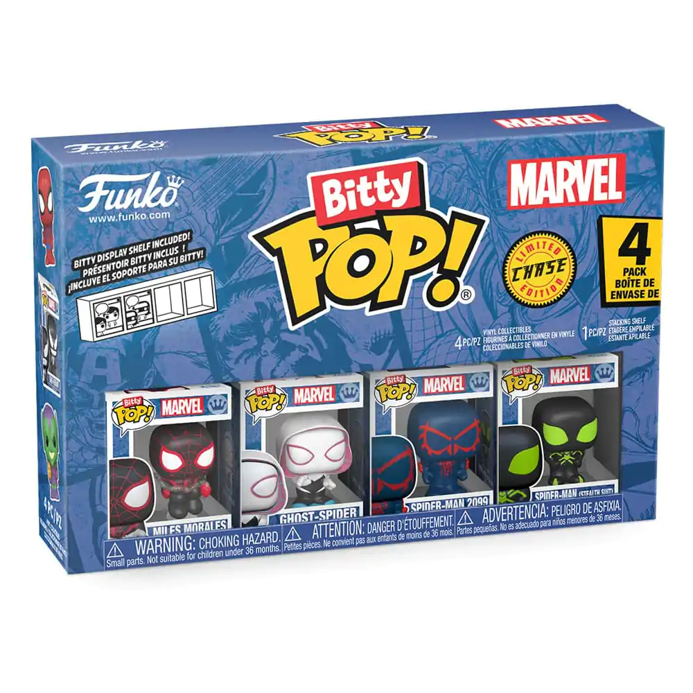 Bitty Funko POP Marvel Spider-Man Miles Vinyl Figure 4-Pack Morales product photo