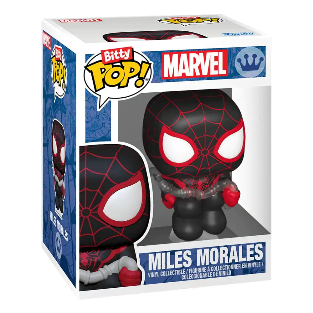 Bitty Funko POP Marvel Spider-Man Miles Vinyl Figure 4-Pack Morales product photo